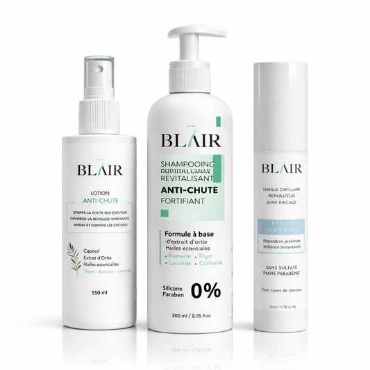 Pack (Shampoing Anti-Chute +Lotion Anti-Chute + Masque BLAIR )